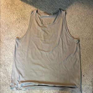 Gray Sleeveless Tank Top